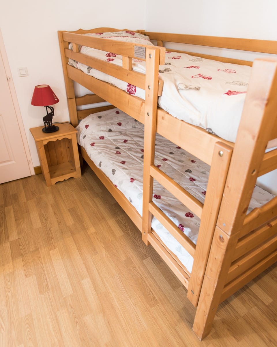 The Bunk beds are comfy.