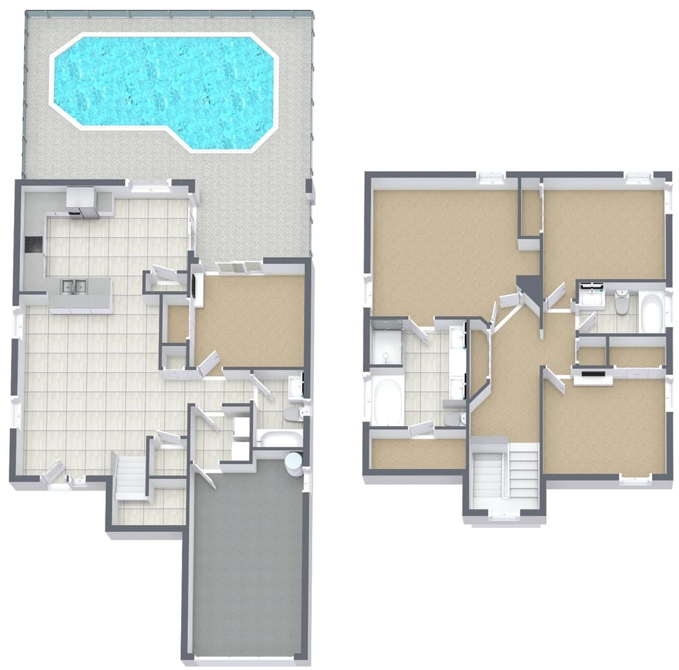 Floor Plan of the Villa