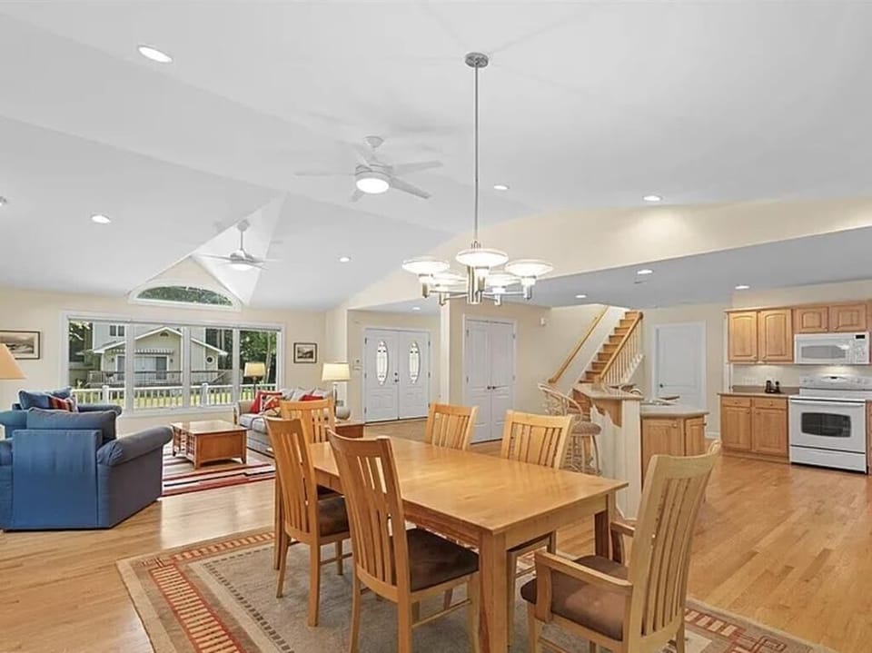 Relax in the cozy dining area, where family meals become cherished memories.