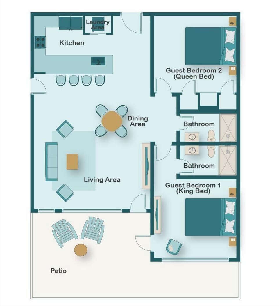 Floor plan for Tops'L Summit 405. Welcome to Tops'L Summit 405! This Spacious, Fully-Remodeled Condo features Stunning Interior Design and is close to the Resort's Private Beach and has access to 3 Pools and 2 Hot Tubs!