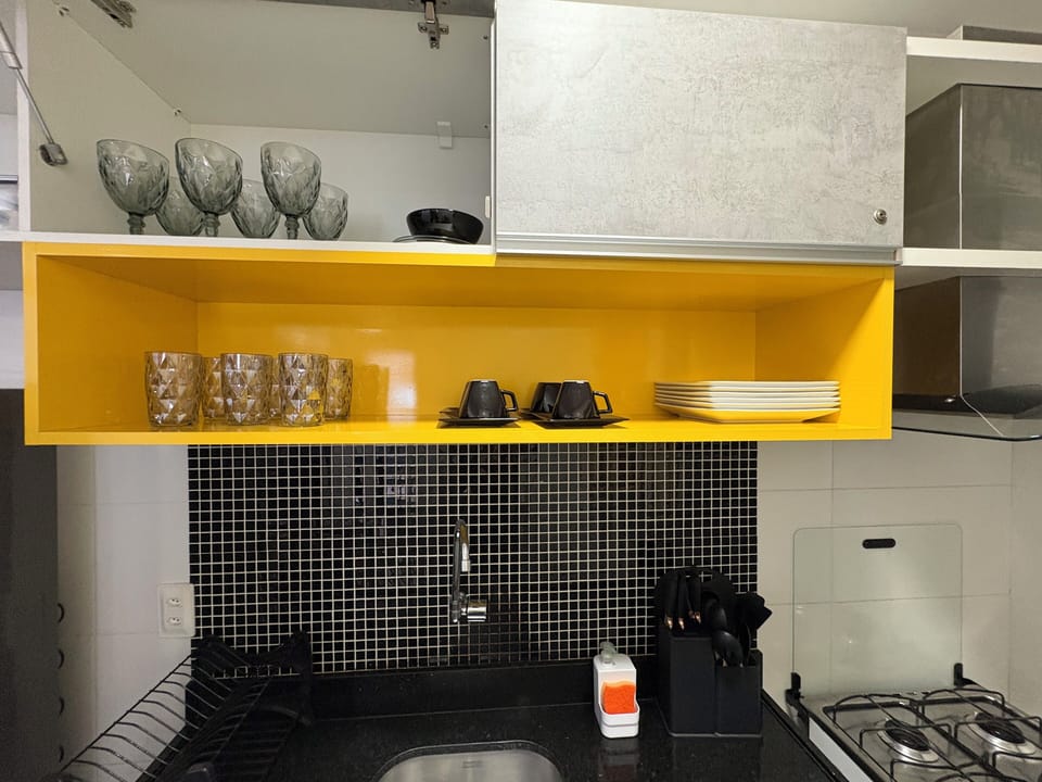 Deluxe Apartment, Balcony | Private kitchen | Full-size fridge, microwave, stovetop, cookware/dishes/utensils