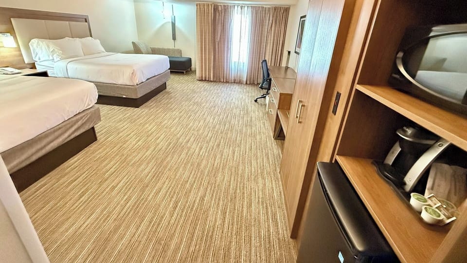 Bedroom. Interior and views may vary based on location and availability