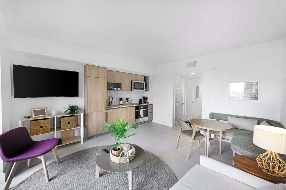 Condo, Balcony, City View | Living area | TV