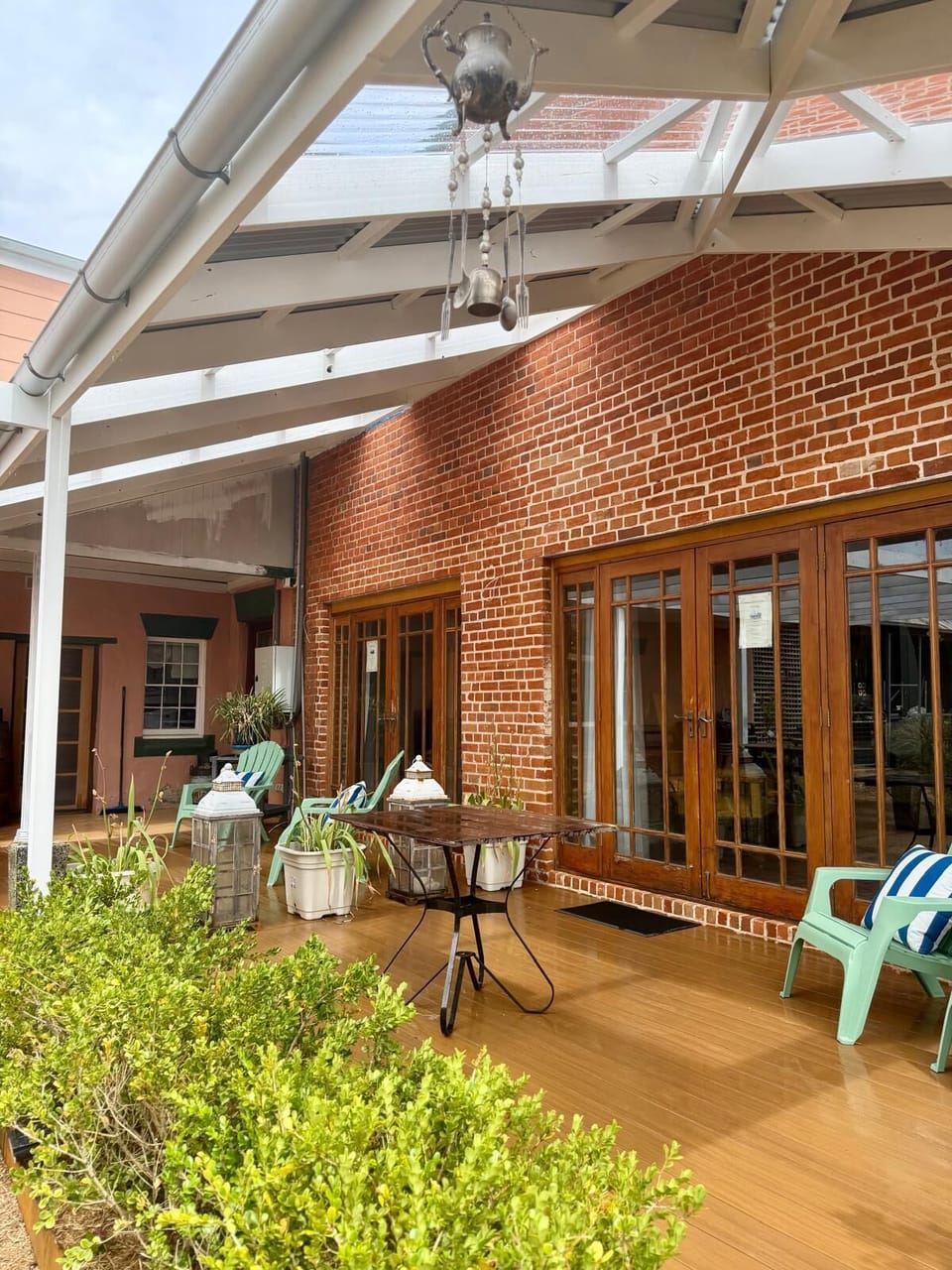 Back porch & entertainment area