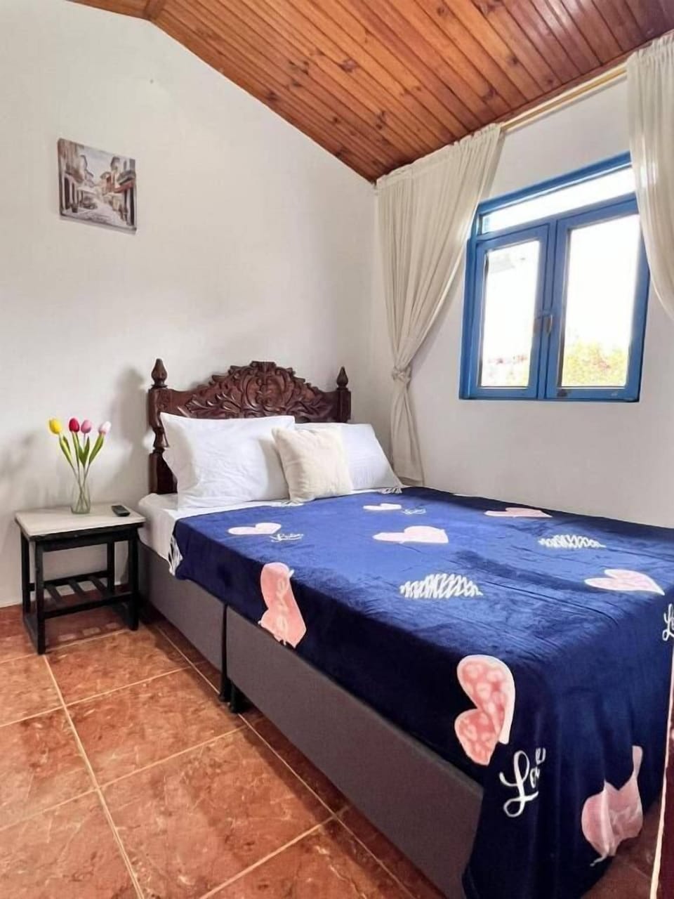 Comfort Quadruple Room, Balcony, Garden View | WiFi (free), bed sheets
