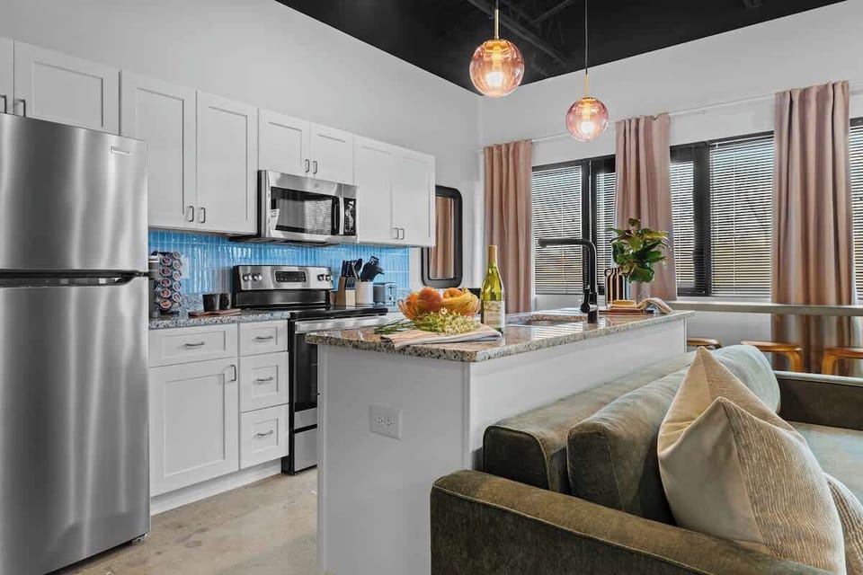Open concept kitchen space for all your culinary adventures