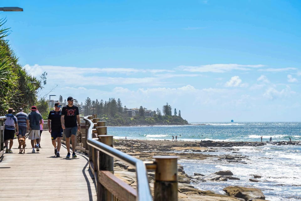 Steps from patrolled beaches