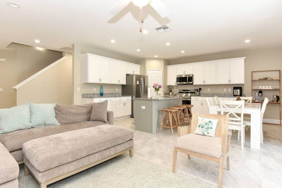 Living room and Kitchen Area