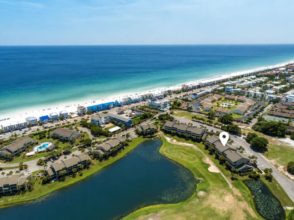 Welcome to "Toes in the Sand" in the gated Seascape Resort.