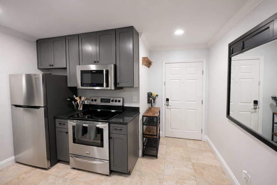 A quaint kitchen for your stay.