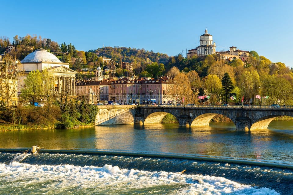 View of Turin over the Po River