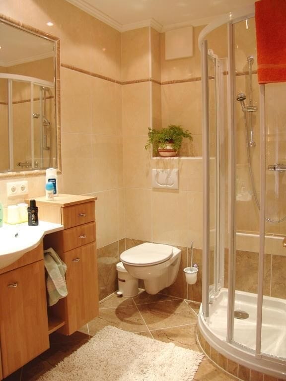 Double Room, Balcony, Mountain View | Bathroom