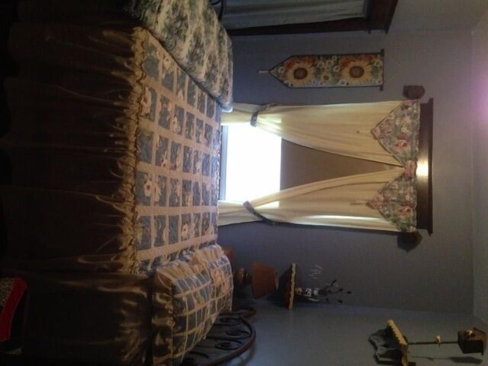 Room, 1 Queen Bed, Shared Bathroom (Blue Room) | Iron/ironing board, free WiFi, bed sheets