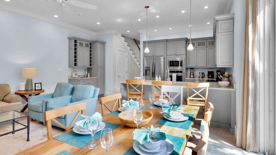 Plenty of indoor dining options for those nights you decide to stay in...
