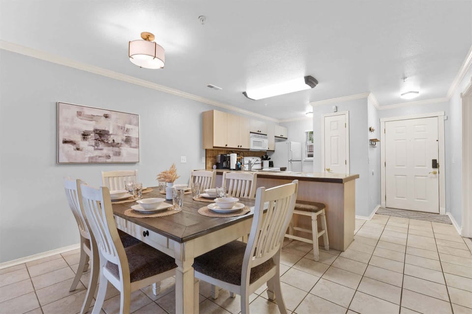 Make mealtime memories together at the dining table, seating 6​