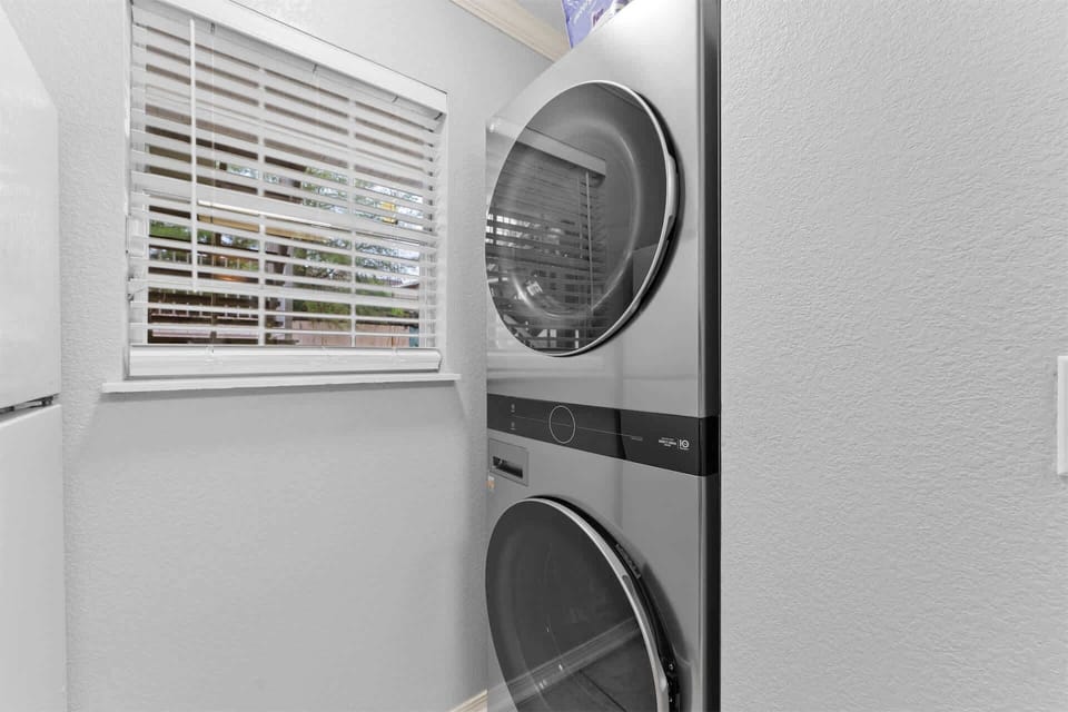 Private laundry is available for your stay!​