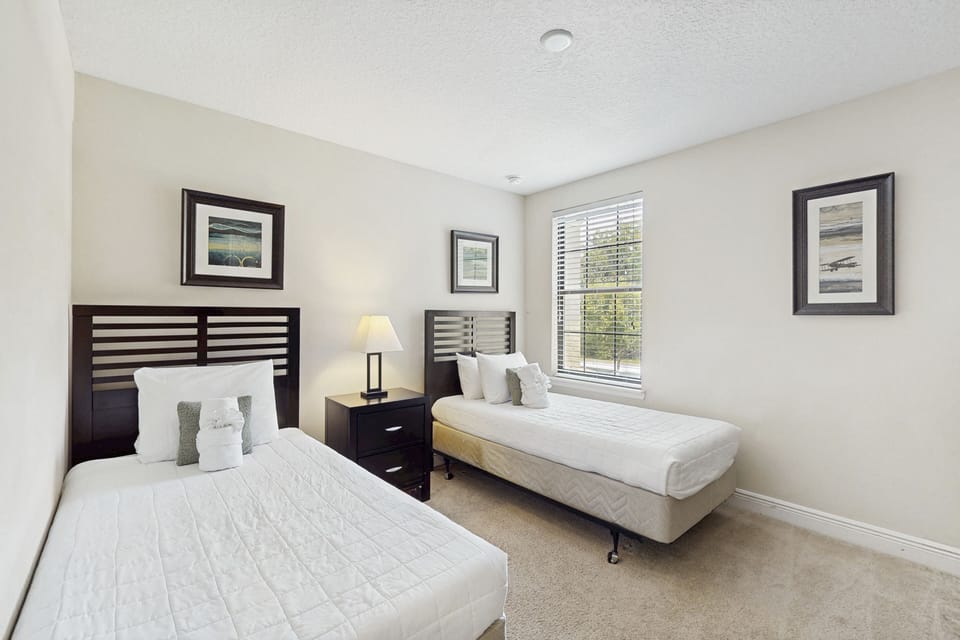 House, Multiple Beds, Hot Tub, Pool View (Mickey's Clubhouse - The Fountains) | 3 bedrooms, individually decorated, individually furnished, bed sheets