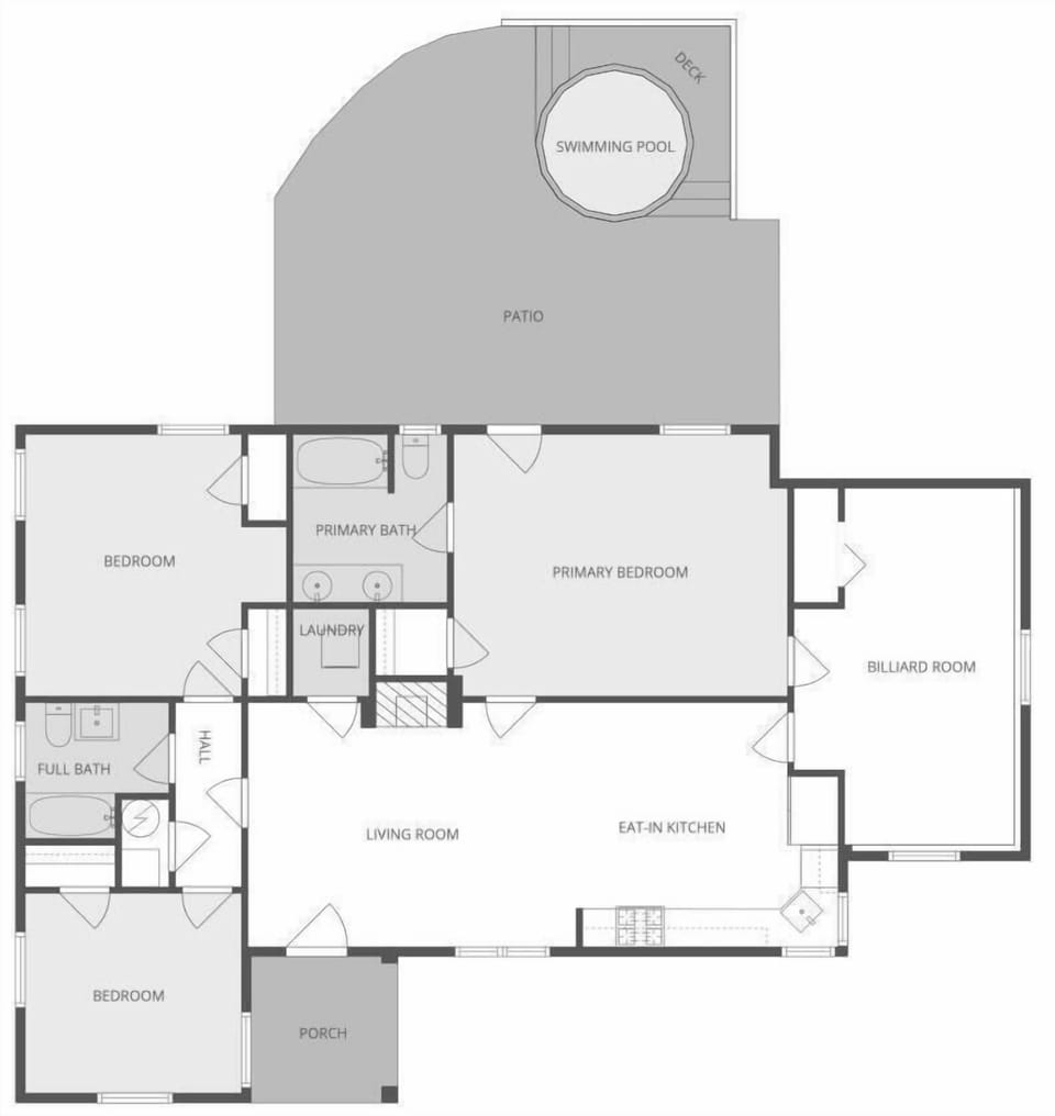 Review the floor plan to see exactly how your group will comfortably fit in this single-story layout.