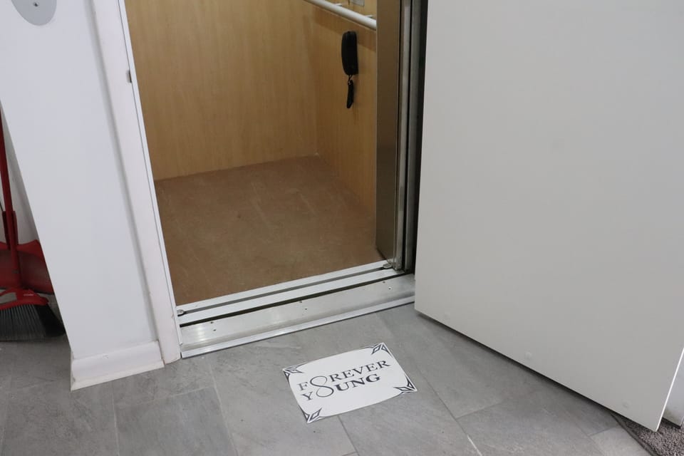 Step through the welcoming entryway into your personal retreat, where thoughtful touches like the charming doormat greet you at the threshold of relaxation.