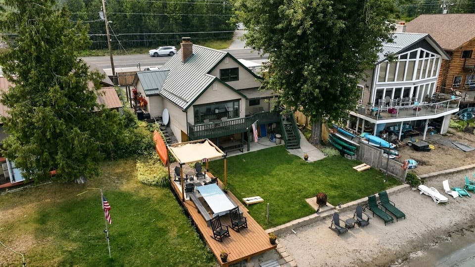 Backyard | Outdoor Dining Area | Beachfront Access