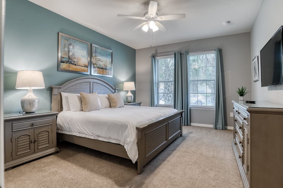 House, Multiple Beds, Pool Access, Pool View (Windsor Mansion - Windsor at Westside) | 9 bedrooms, individually decorated, individually furnished, bed sheets