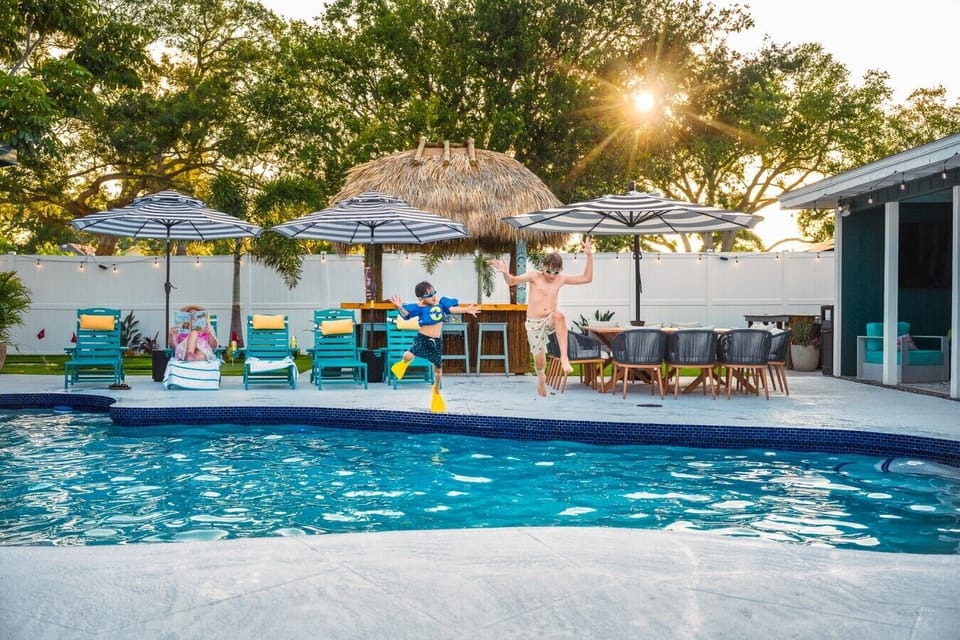Little ones enjoying endless fun in the pool—perfect for family getaways filled with laughter, sunshine, and unforgettable moments.