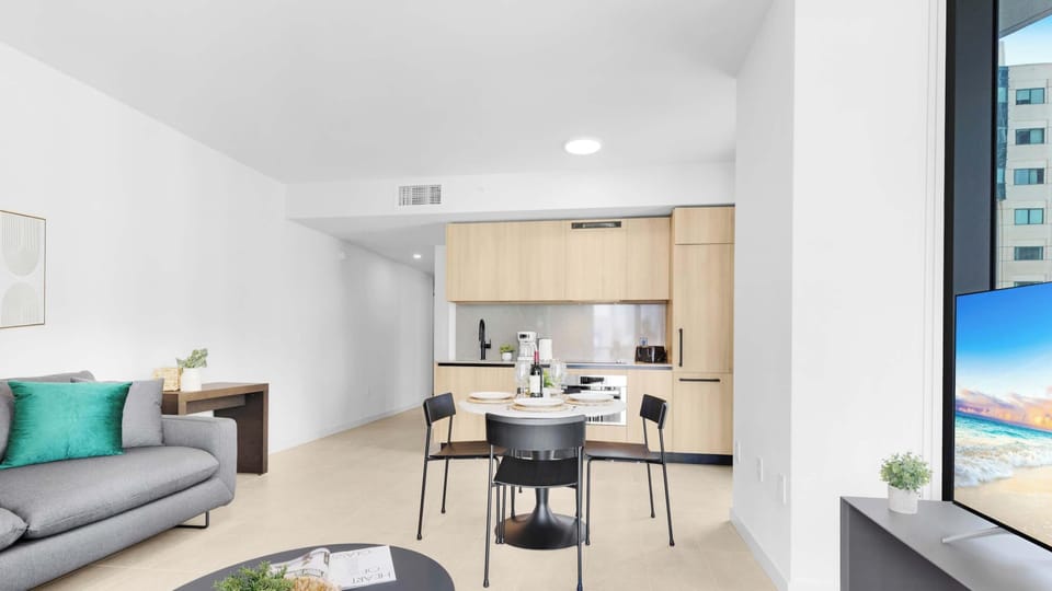 Living room - Sofa bed  - Dining  -  Kitchen