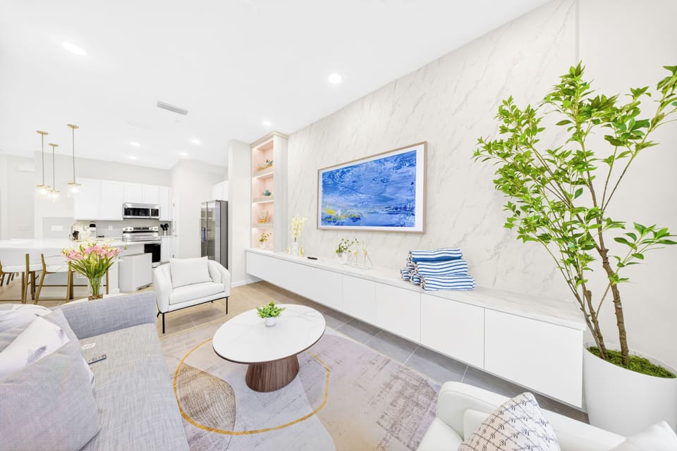 Perfect space for movie nights or unwinding with family and friends.