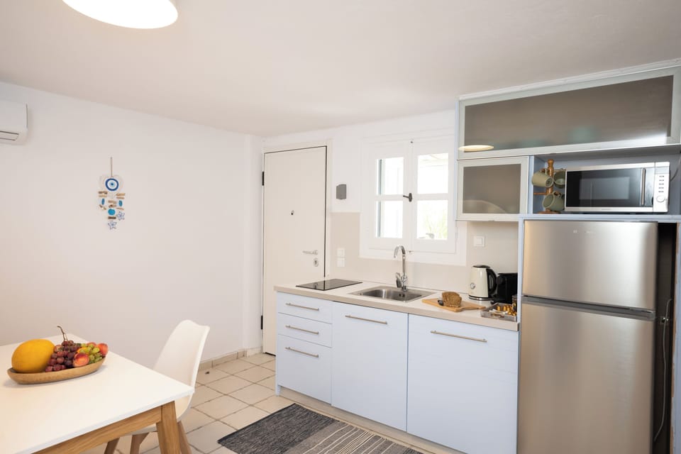 kitchen and dining area