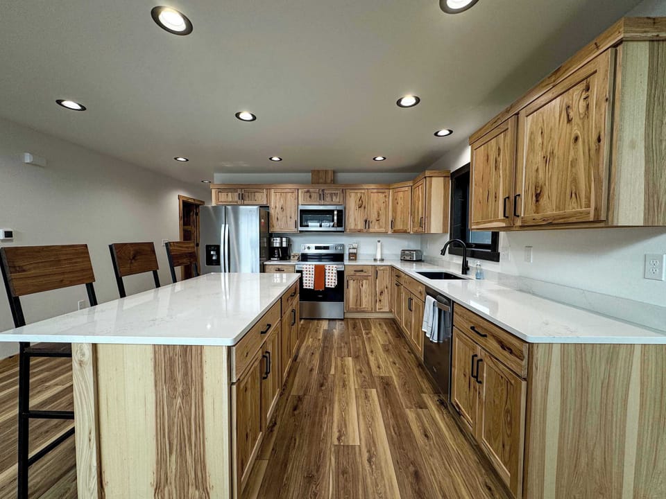 House, Multiple Beds, Patio (Woods + Water) | Private kitchen