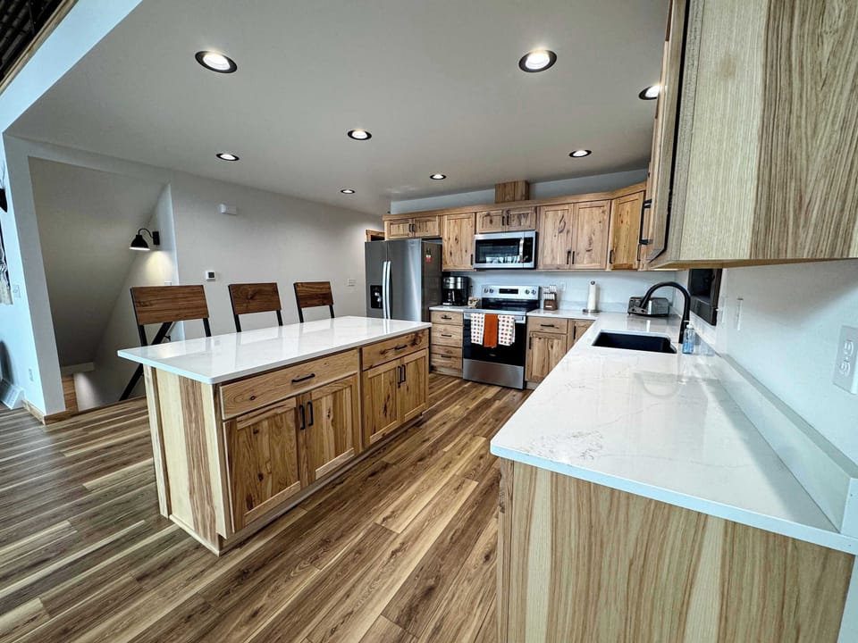 House, Multiple Beds, Patio (Woods + Water) | Private kitchen