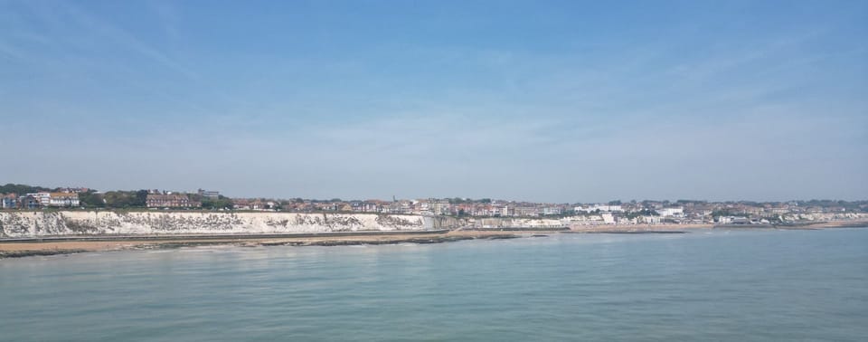 Broadstairs from the sea - Beachside Apartment Broadstairs - @seastayuk - seastay.co.uk