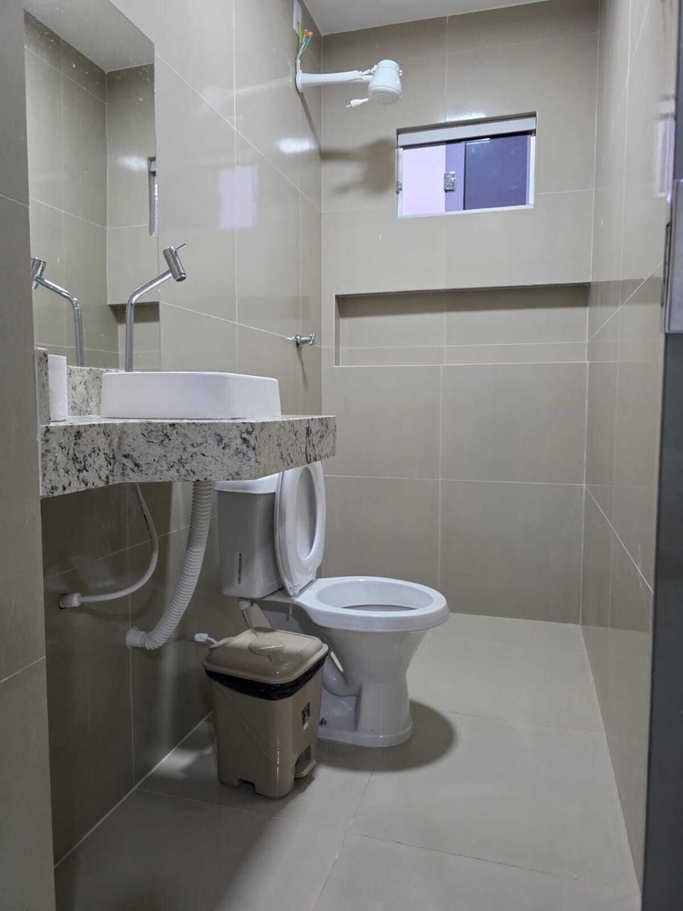 Comfort Quadruple Room, Mountain View | Bathroom | Shower, towels, toilet paper