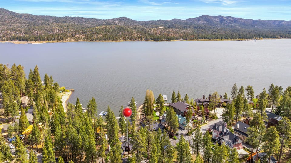 Aerial View of Lakefront Home - Aerial View of Lakefront Home