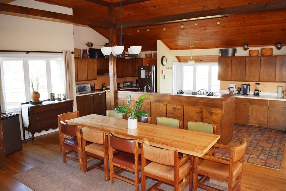 Dining and kitchen