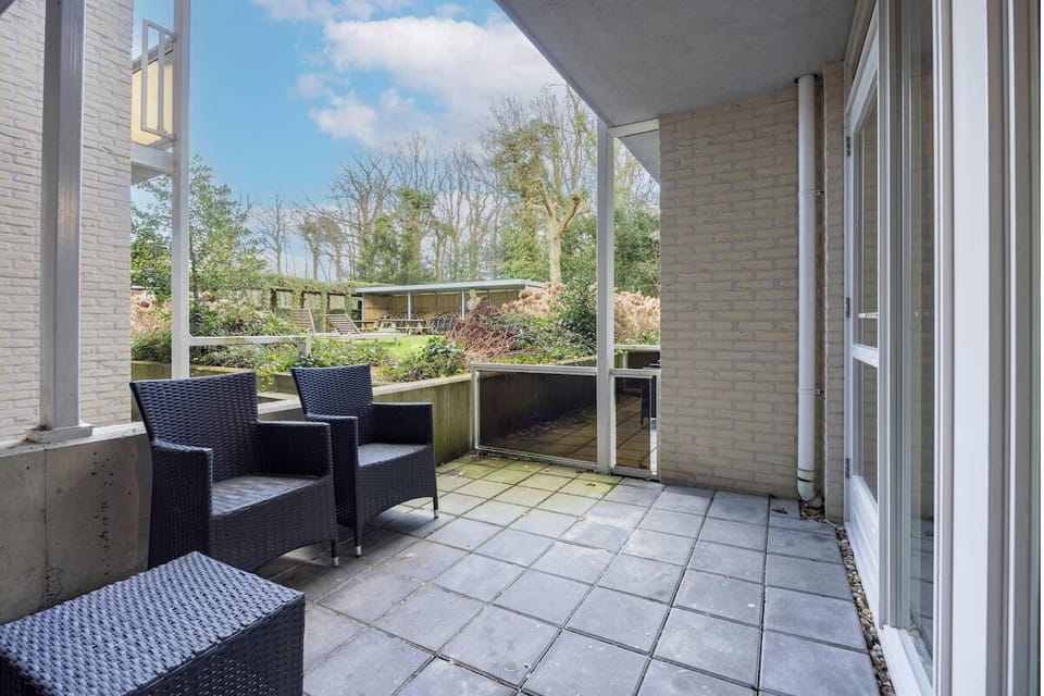Sip morning coffee outside with garden views and fresh air.