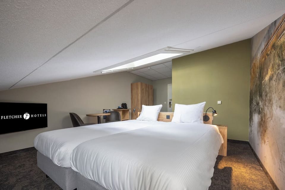 Sink into crisp linens and enjoy a calm, quiet night.