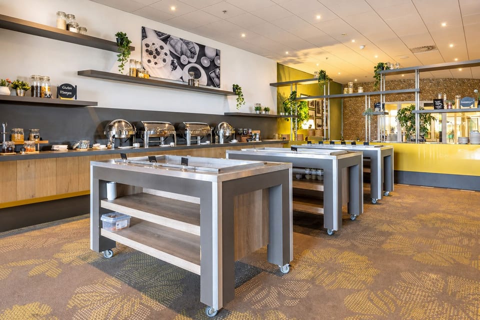 Indulge in generous buffet spreads for an effortless meal.