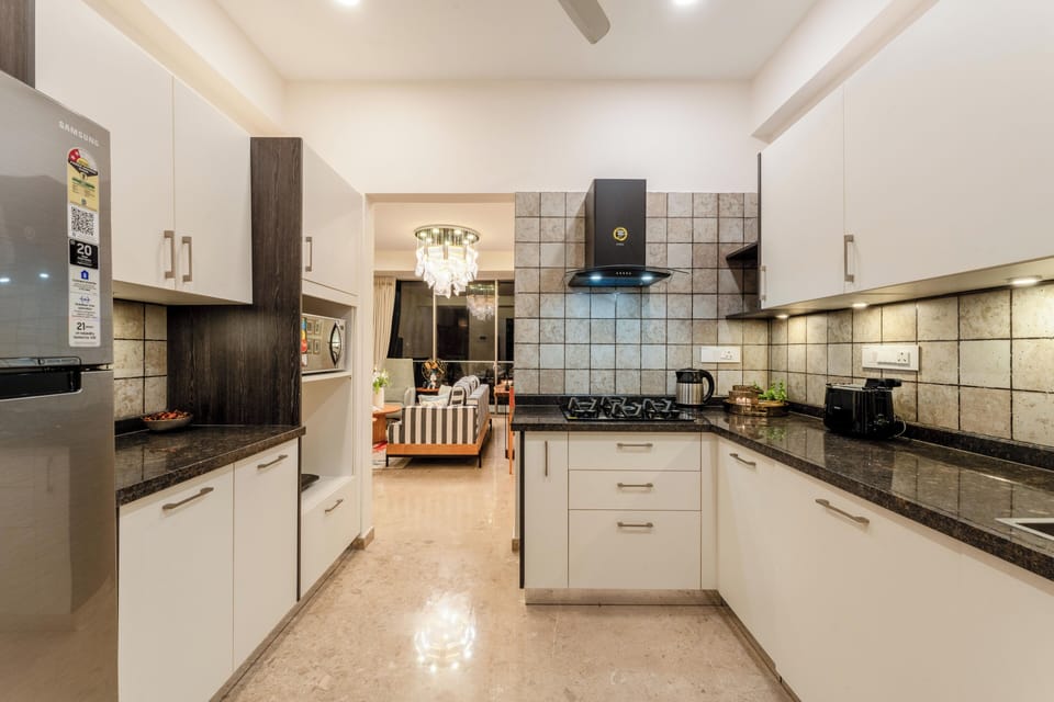 Apartment, 3 Bedrooms, Partial Sea View | Private kitchen