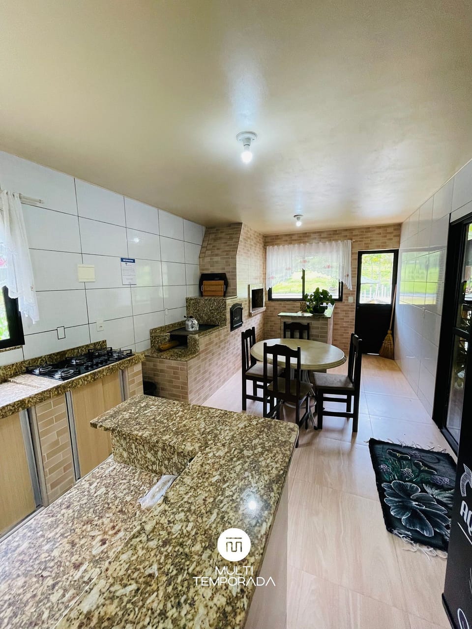 Premium Cottage, Pool Access | Private kitchen | Fridge, microwave, cookware/dishes/utensils, dining tables