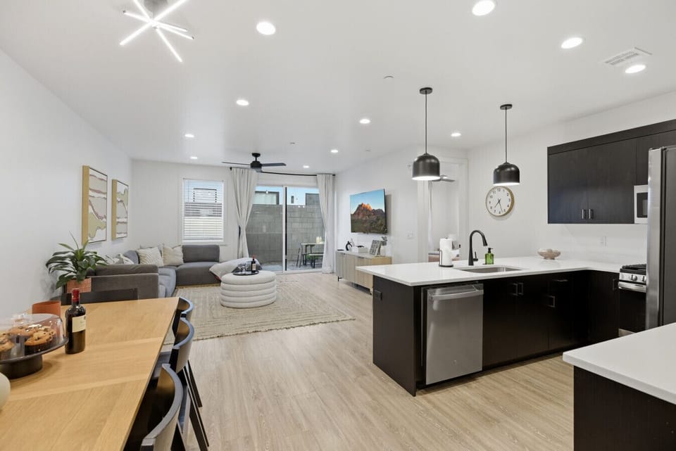 Living Room: Bright open space with modern decor, perfect for relaxing or entertaining!