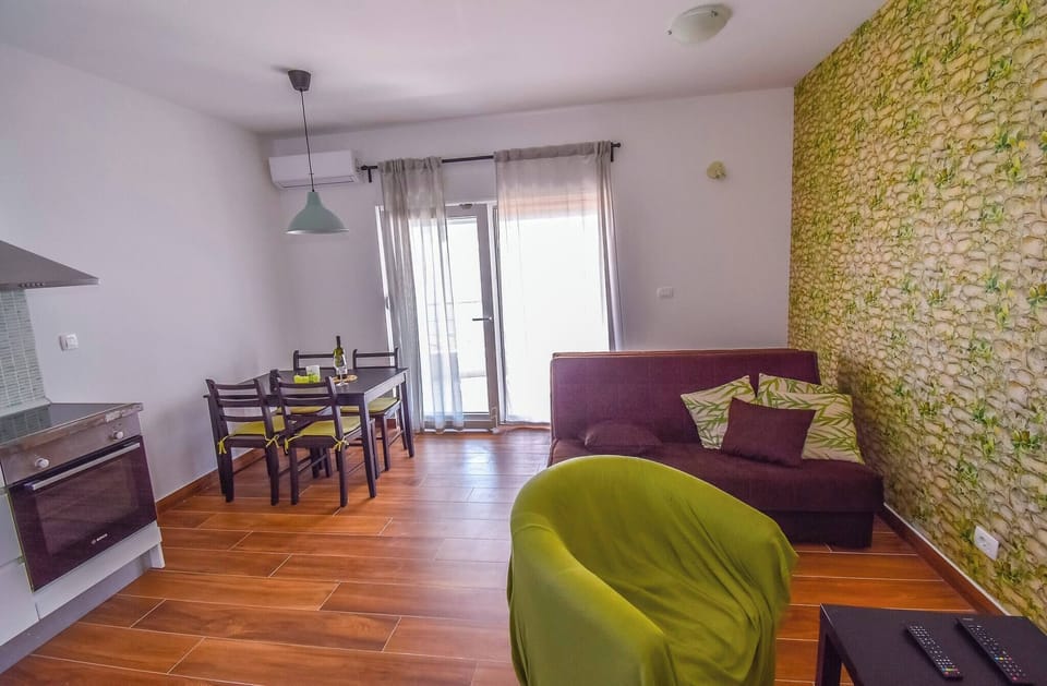 Apartment, 1 Bedroom, Smoking, Balcony | Living room | Flat-screen TV