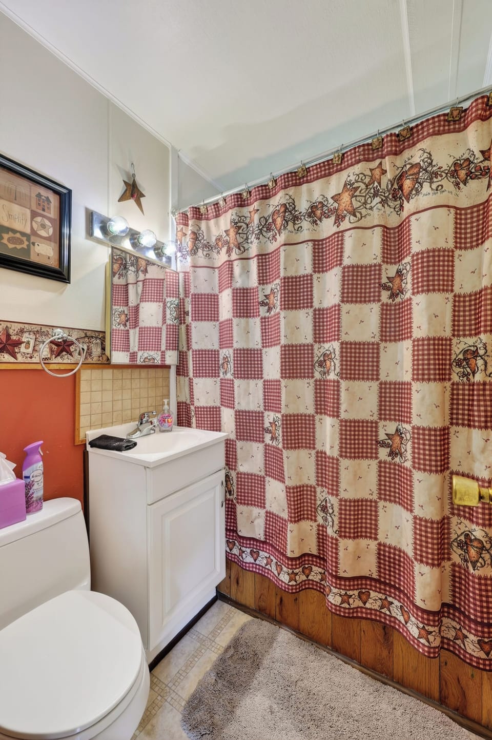 full bath with jetted tub and shower - perfect for unwinding after a day of fun.