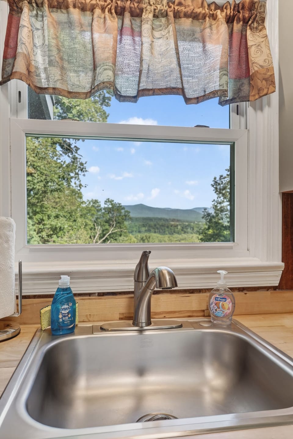 Blue Ridge mountain views views from the kitchen window