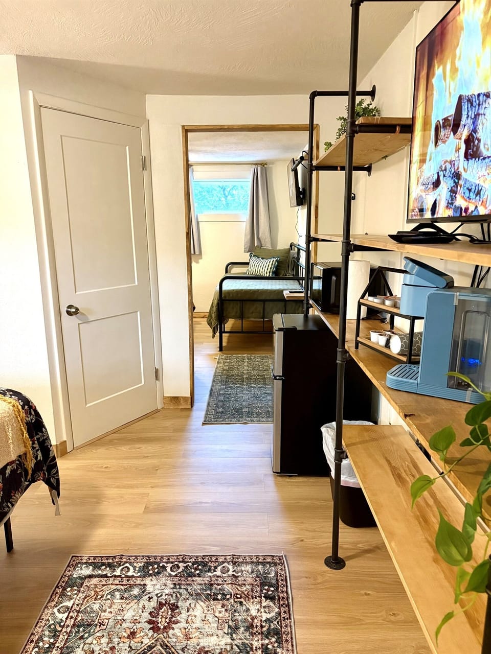 front room leading to back room