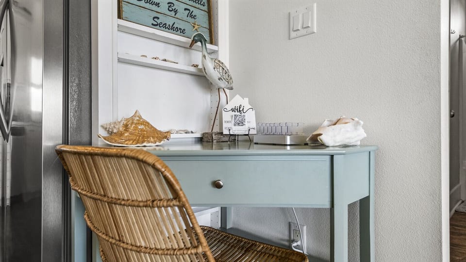 A quiet corner when you need a quick reset