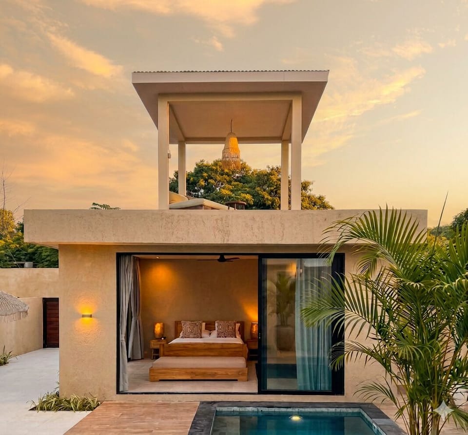 Thula Lembongan Villas - exterior private pool