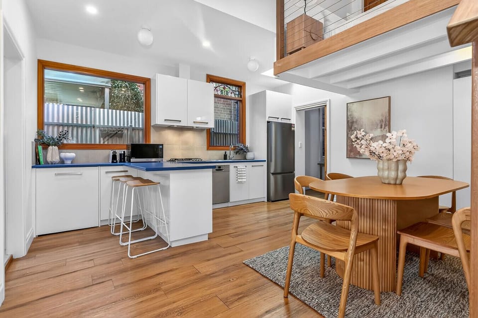 Open-plan kitchen and dining space designed for everyday comfort.