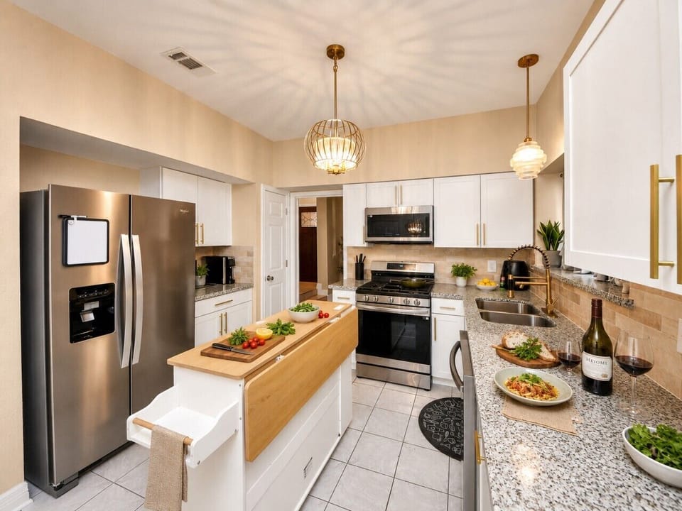 Kitchen with counter