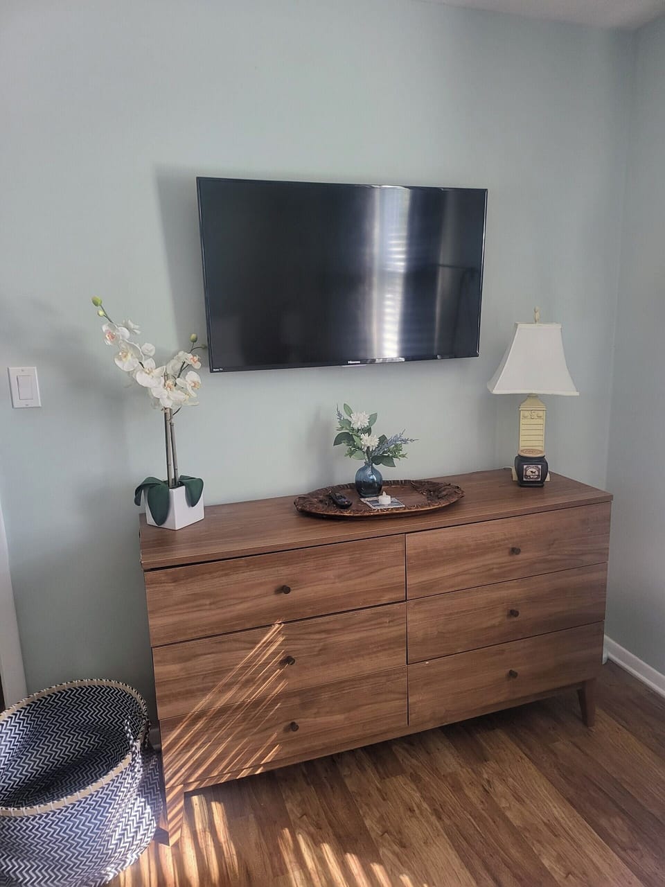 TVs in both bedrooms as well! Great entertainment, particularly for rainy days!
